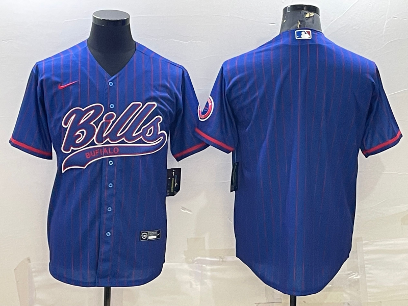 Men's Buffalo Bills Royal Blank Jersey
